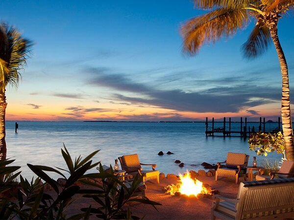little palm island outdoor beach view