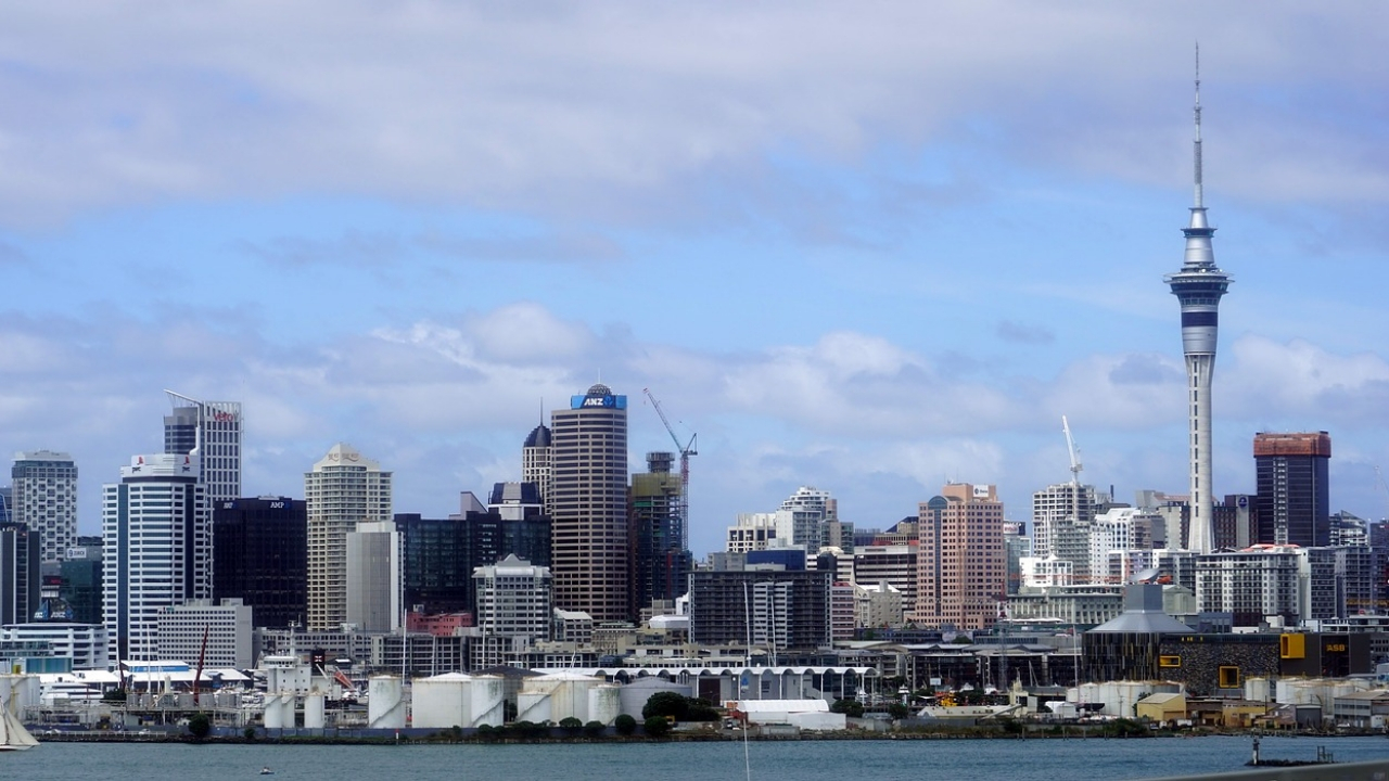 Auckland Skyline New Zealand